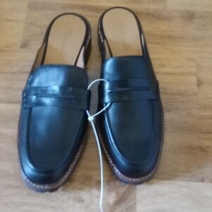 Madewell The Corinne Lugsole Loafer Mule Size 9.5 black